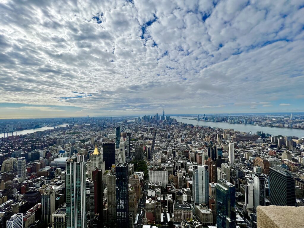 Vue sur les building depuis l'empire state building