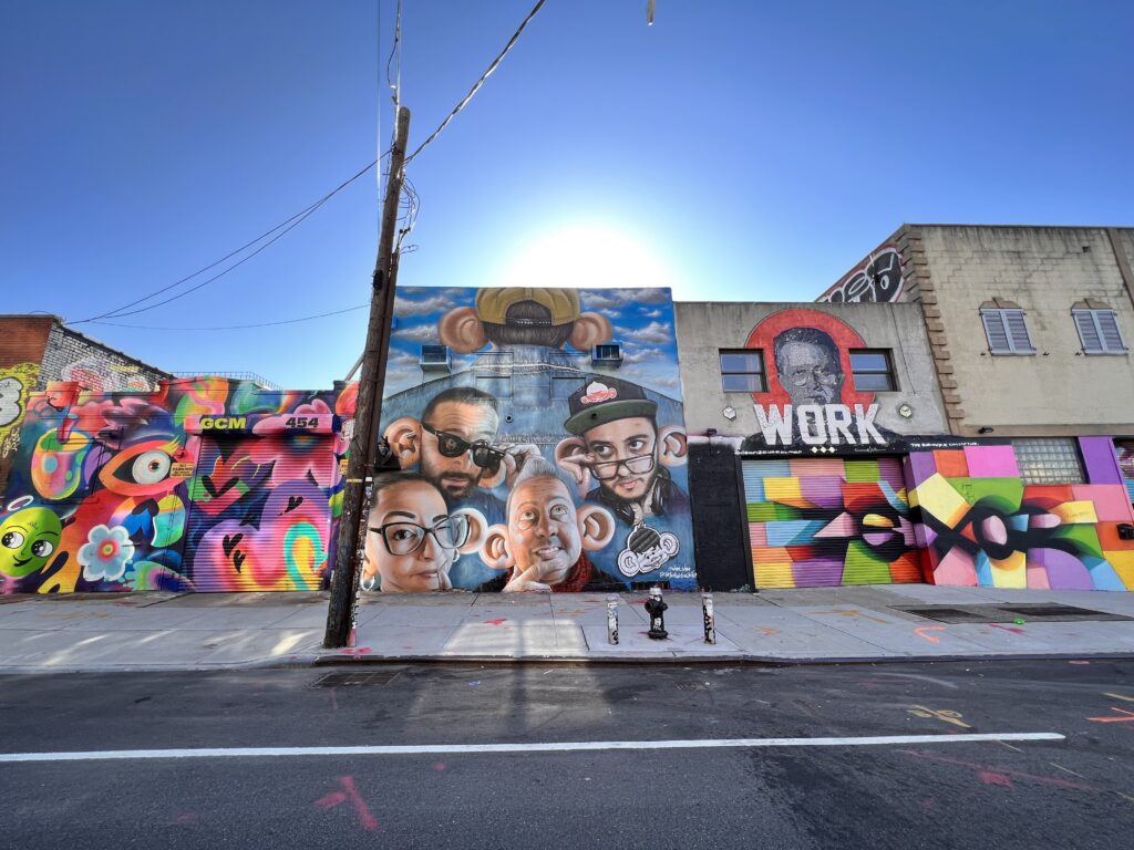 Fresque àBushwick à Brooklyn