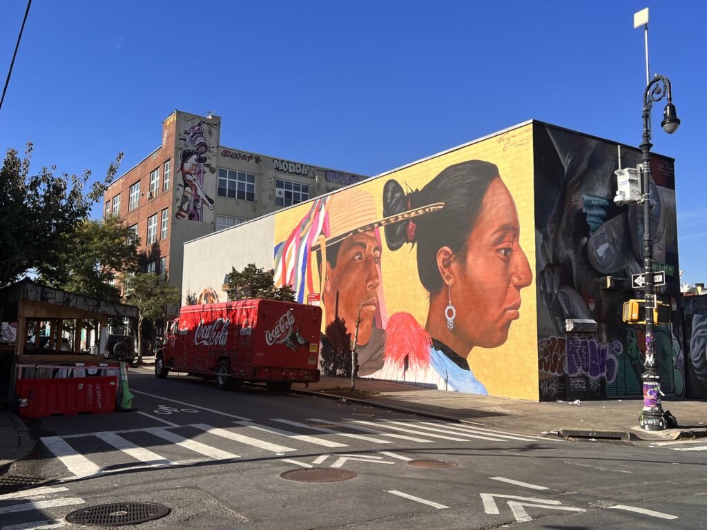 Fresque àBushwick à Brooklyn